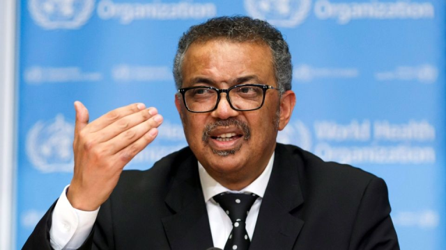 Tổng giám đốc WHO Tedros Adhanom Ghebreyesus.