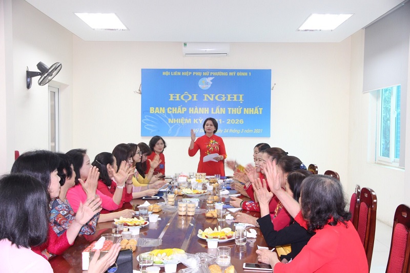 Phi&ecirc;n họp thứ Nhất BCH Hội LHPN phường Mỹ Đ&igrave;nh 1