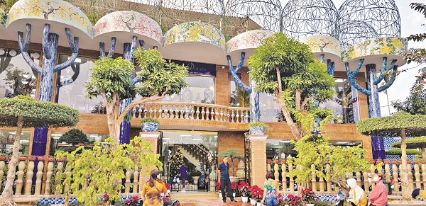 M&ocirc; h&igrave;nh nh&agrave; c&acirc;y gốm Đ&ocirc;ng Sơn