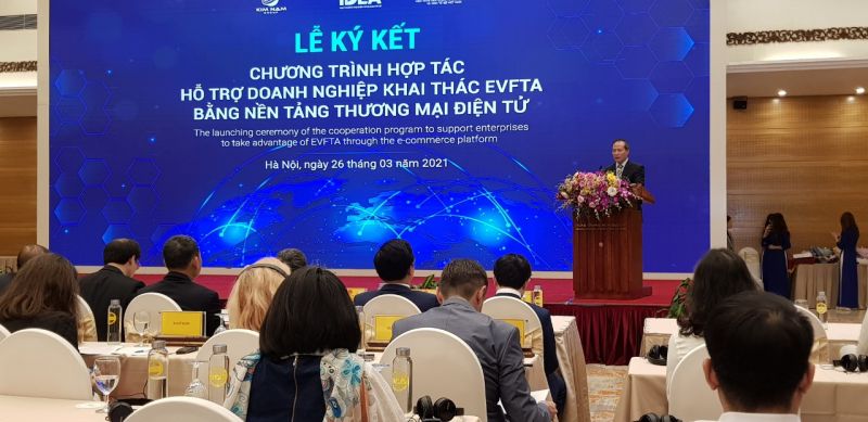 Thứ trưởng Bộ C&ocirc;ng thương Cao Quốc Hưng ph&aacute;t biểu