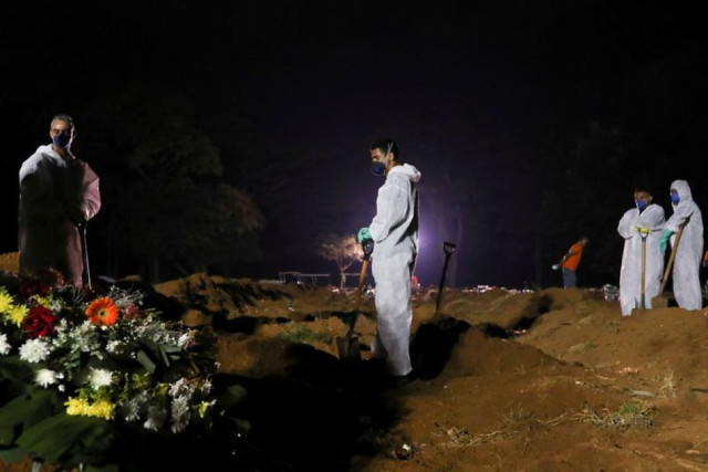 Brazil lập kỷ lục 3.650 ca tử vong trong 1 ngày vì COVID-19.