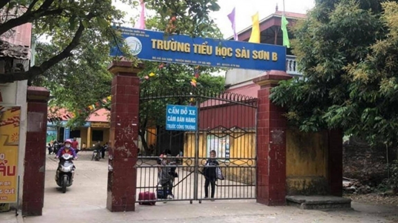 rường Tiểu học S&agrave;i Sơn B. Ảnh: baogiaothong.vn.