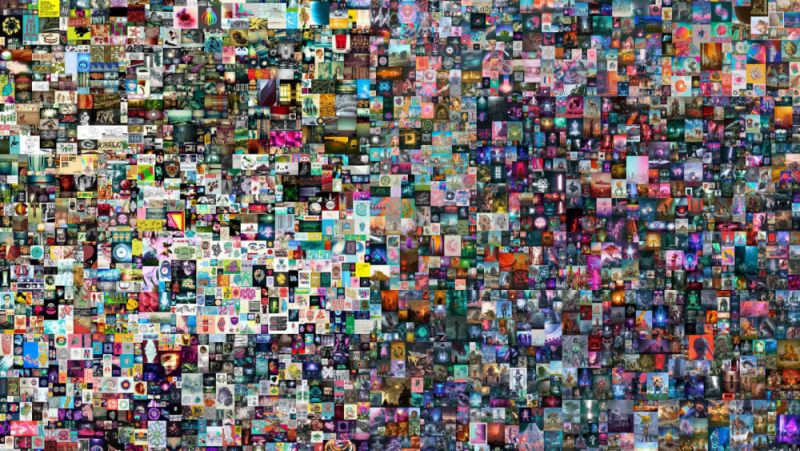 Tác phẩm nghệ thuật kỹ thuật số NFT Everydays: The First 5000 Days được bán với giá khủng 69,3 triệu USD.