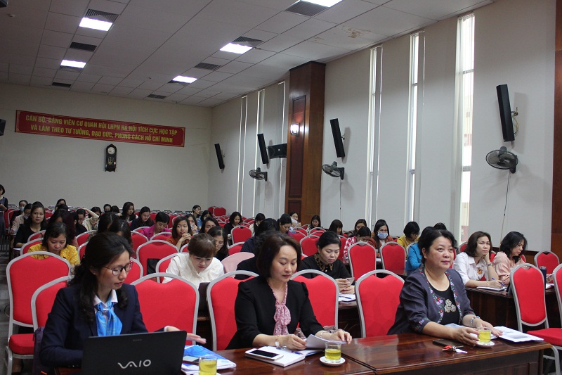 C&aacute;c đại biểu tham dự hội nghị tập huấn c&ocirc;ng t&aacute;c tuy&ecirc;n truyền v&agrave; gi&aacute;m s&aacute;t Luật Bầu cử đại biểu Quốc hội v&agrave; Hội đồng nh&acirc;n d&acirc;n do Th&agrave;nh hội tổ chức th&aacute;ng 3/2021