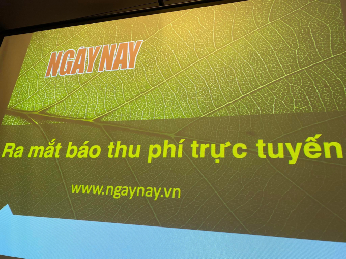 Tạp chí điện tử Ngày Nay ra b&aacute;o thu phí trực tuyến