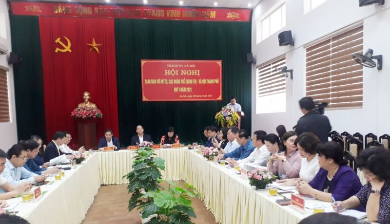 Hội nghị giao ban công tác khối Dân vận quý I/2021. Hội nghị giao ban công tác khối Dân vận quý I/2021.