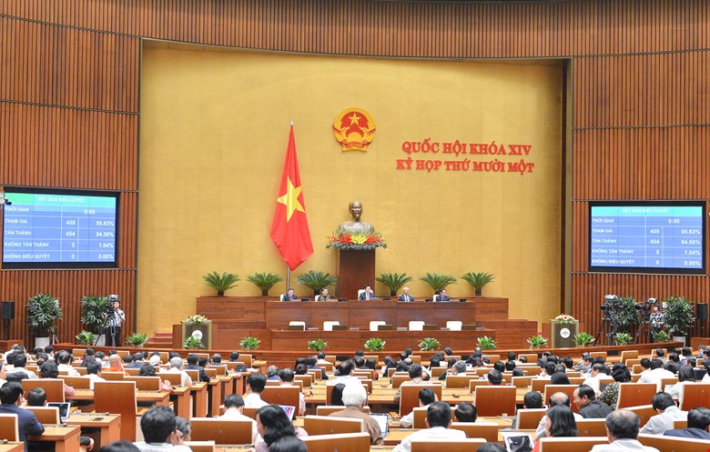 Quang cảnh Quốc hội chiều 31/3/2021