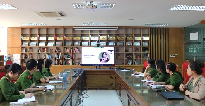 Điểm cầu tại Học viện Cảnh sát Nhân dân (Việt Nam) Điểm cầu tại Học viện Cảnh sát Nhân dân (Việt Nam)