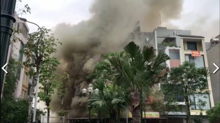 Hiện trường vụ cháy Hiện trường vụ cháy