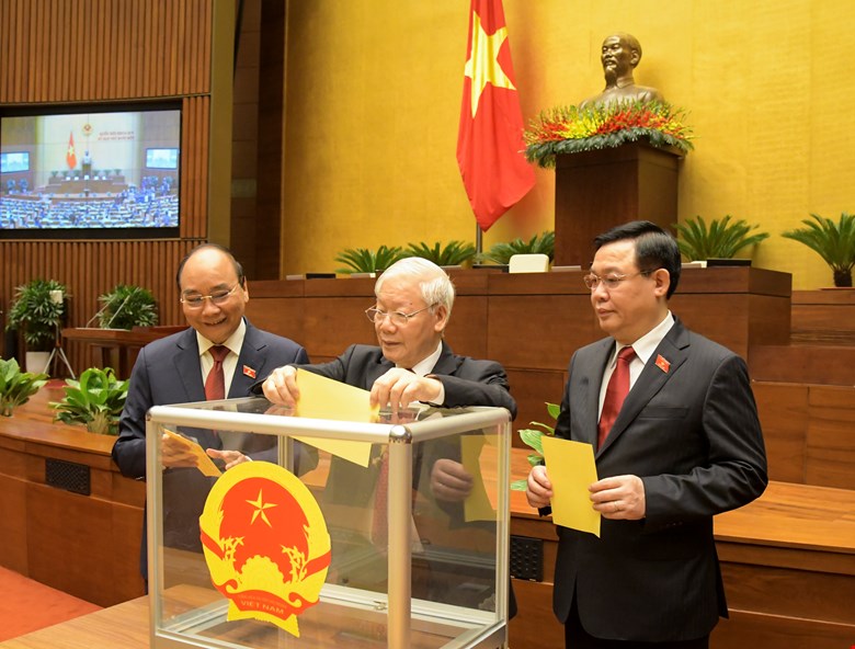 Lãnh đạo Đảng, Nhà nước bỏ phiếu bầu Chủ tịch nước