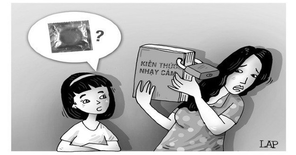 Cha mẹ không nên né tránh trước những vấn đề giới tính con tò mò tìm hiểu