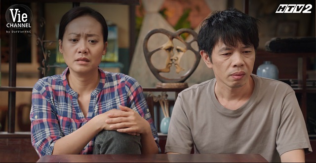 Thái Hòa và Hồng Ánh phim “Cây táo nở hoa”.