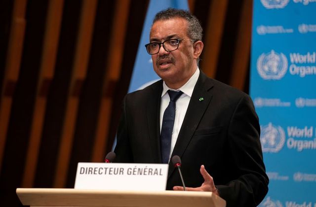 Tổng giám đốc Tổ chức Y tế thế giới (WHO) Tedros.