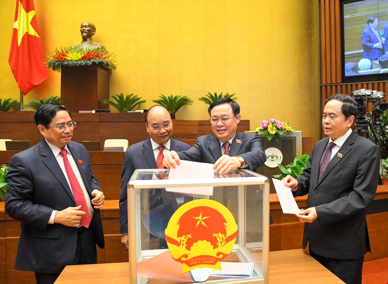 Lãnh đạo Đảng, Nhà nước bỏ phiếu bầu các vị trí Lãnh đạo Đảng, Nhà nước bỏ phiếu bầu các vị trí