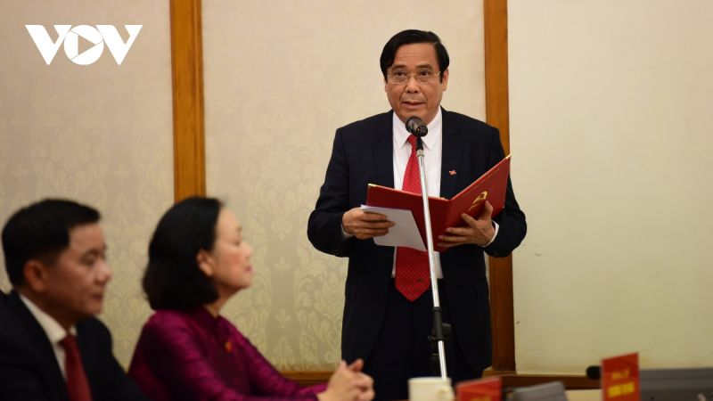 Trao quyết định Trưởng Ban Tổ chức Trung ương và Trưởng ban Dân vận Trung ương - ảnh 2