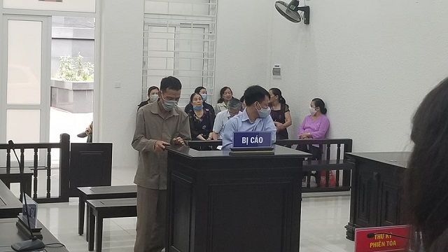 Các bị cáo tại toà Các bị cáo tại toà