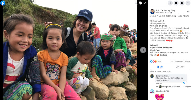 Mạng xã hội tràn ngập hạnh phúc với chương trình “Triệu ly sữa yêu thương, triệu nụ cười hạnh phúc” của Vinamilk - ảnh 8
