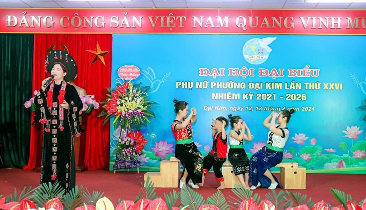 Tiết mục văn nghệ chào mừng Đại hội