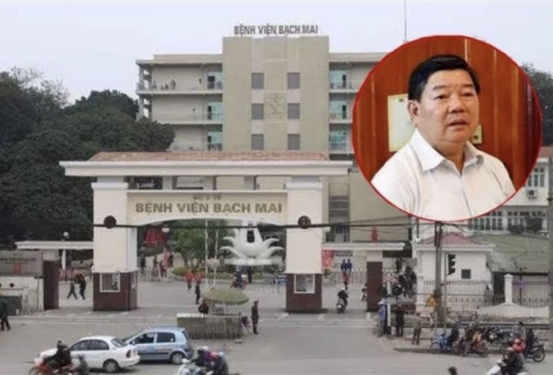 Bị can Nguyễn Quốc Anh (nguyên Giám đốc Bệnh viện Bạch Mai). Bị can Nguyễn Quốc Anh (nguyên Giám đốc Bệnh viện Bạch Mai).