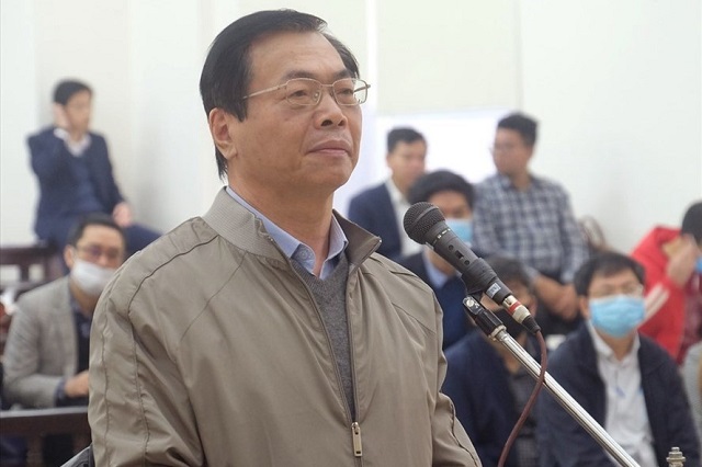 Cựu Bộ trưởng Bộ Công thương tại phiên toà xét xử ngày 18/1/2021