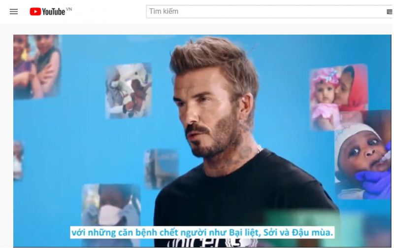 Beckham cũng kêu gọi các gia đình đảm bảo rằng con em mình được tiêm các vắc-xin thường xuyên trong chương trình tiêm chủng mở rộng Beckham cũng kêu gọi các gia đình đảm bảo rằng con em mình được tiêm các vắc-xin thường xuyên trong chương trình tiêm chủng mở rộng