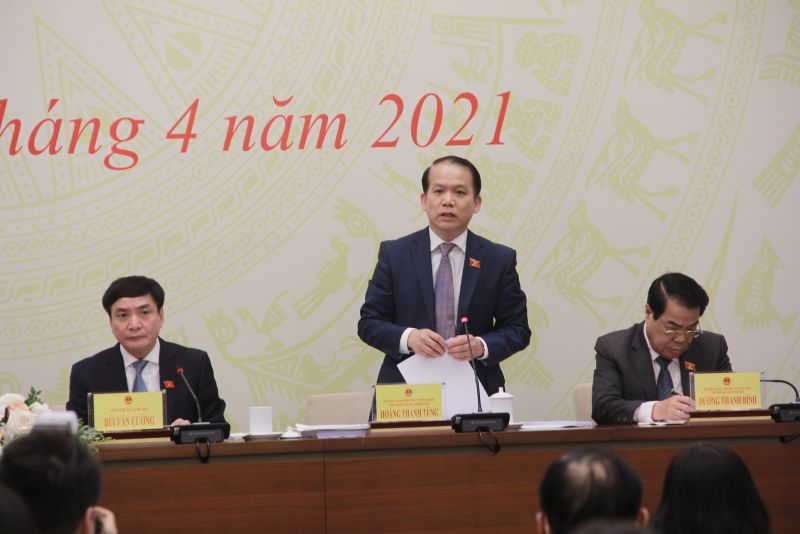 Chủ nhiệm Ủy ban Pháp luật Hoàng Thanh Tùng