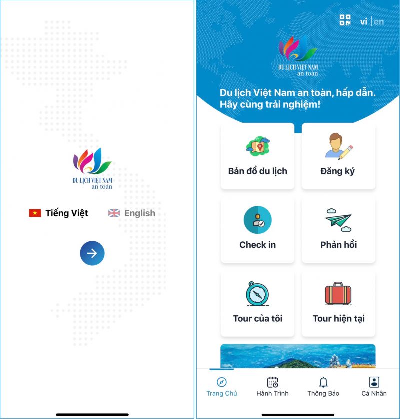 Giao diện app 