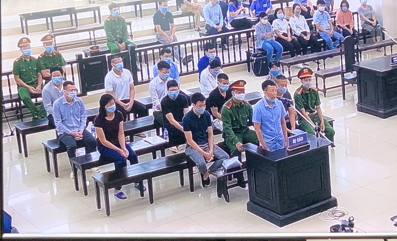 C&aacute;c bị c&aacute;o tại To&agrave;