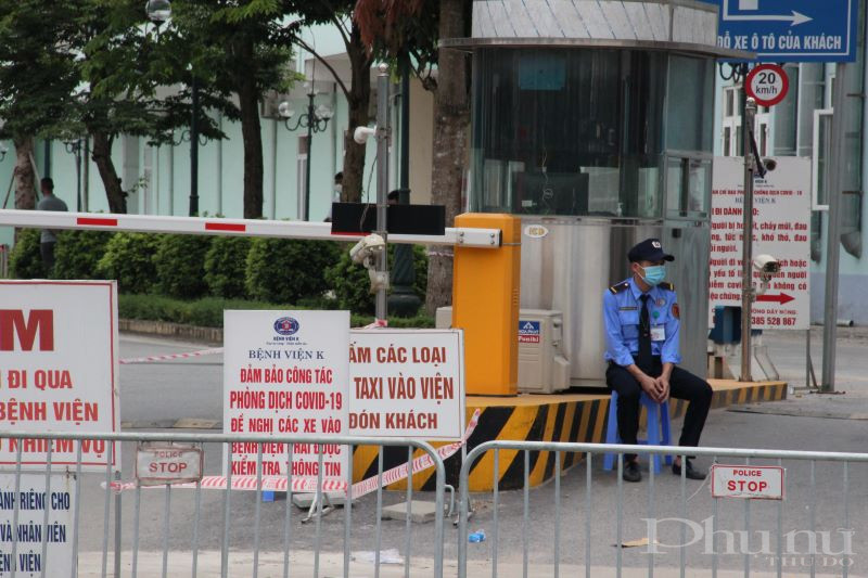 Bệnh viện K Tân Triều thực hiện phong tỏa tạm thời sau khi phát hiện 11 ca mắc Covid-19.