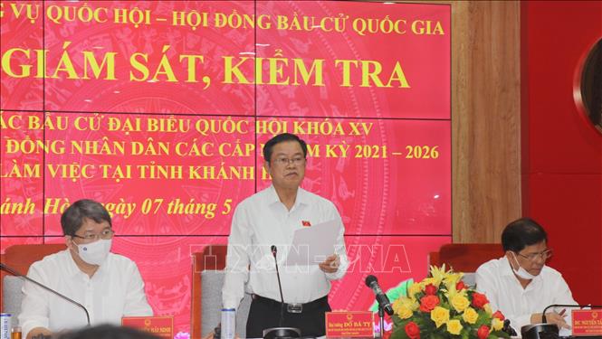 Đại tướng Đỗ Bá Tỵ, Phó Chủ tịch Quốc hội, phát biểu chỉ đạo tại buổi làm việc. Ảnh: TTXVN Đại tướng Đỗ Bá Tỵ, Phó Chủ tịch Quốc hội, phát biểu chỉ đạo tại buổi làm việc. Ảnh: TTXVN