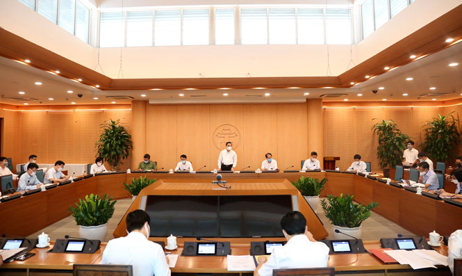 Quang cảnh cuộc họp.