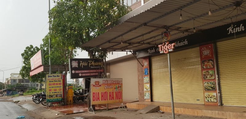 Nhiều quán bia đã đóng cửa theo quy định tạm dừng hoạt động