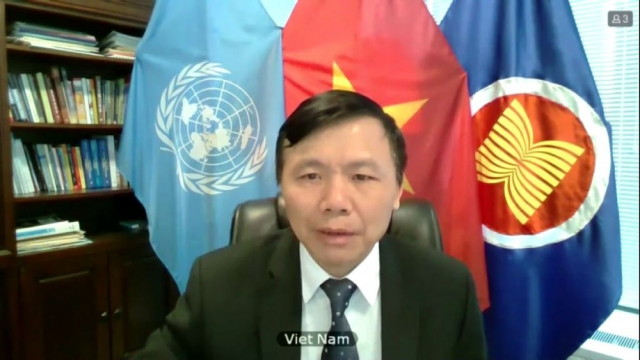 Đại sứ Đặng Đình Quý, Trưởng Phái đoàn thường trực Việt Nam tại LHQ thể hiện quan ngại sâu sắc về những diễn biến gần đây ở Đông Jerusalem.