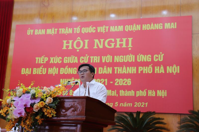 Ứng cử viên Trương Việt Dũng