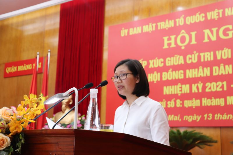 Ứng cử viên Nguyễn Thị Thủy