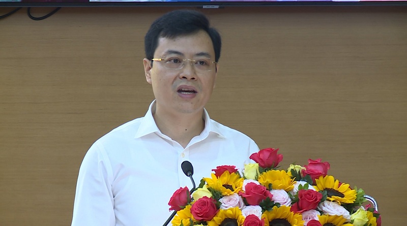 Ứng cử viên Đoàn Việt Cường trình bày chương trình hành động