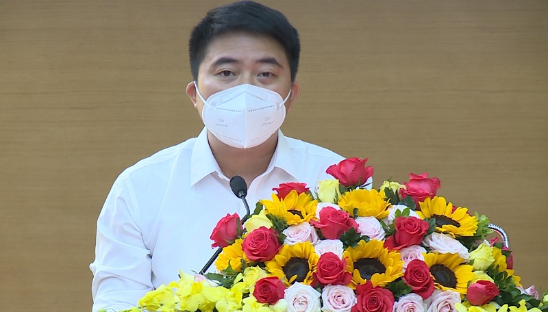 Ứng cử viên Nguyễn Đức Tài trình bày chương trình hành động