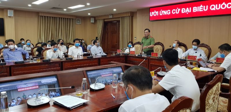 Ứng cử viên Nguyễn Hải Trung trình bày chương trình hành động