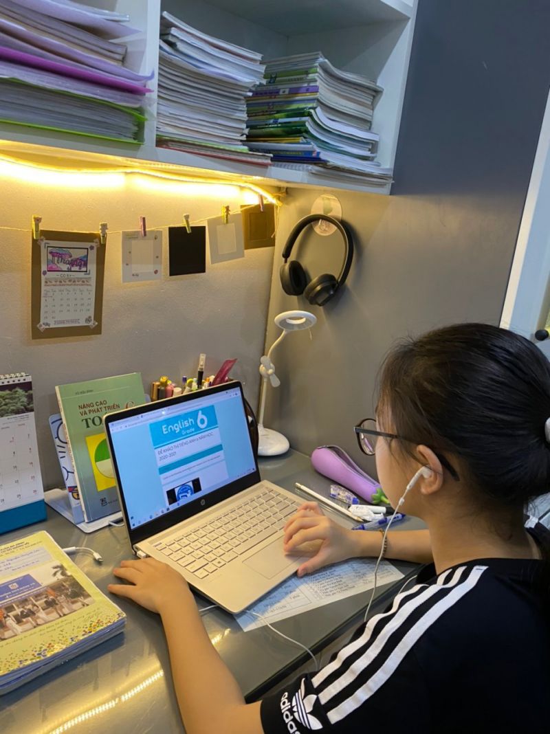 Học sinh tham gia bài khảo sát trước khi nghỉ hè