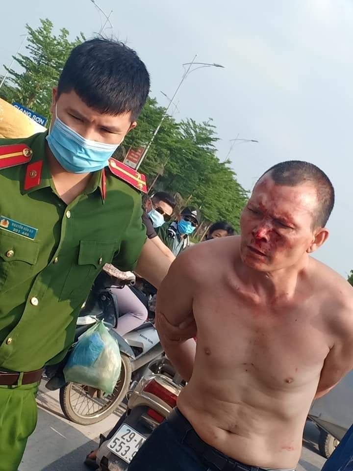 Đối tượng Đặng Phạm S&aacute;u bị c&ocirc;ng an tạm giữ