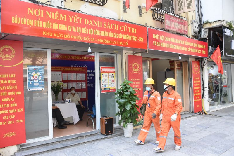 Tổng Công ty Điện lực TP Hà Nội: Đảm bảo cung cấp điện an toàn ổn định cho cuộc bầu cử - ảnh 1