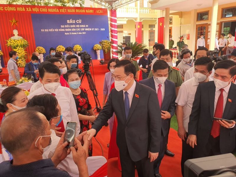 Phát biểu tại buổi bầu cử, Chủ tịch Quốc hội Vương Đình Huệ cho biết: 