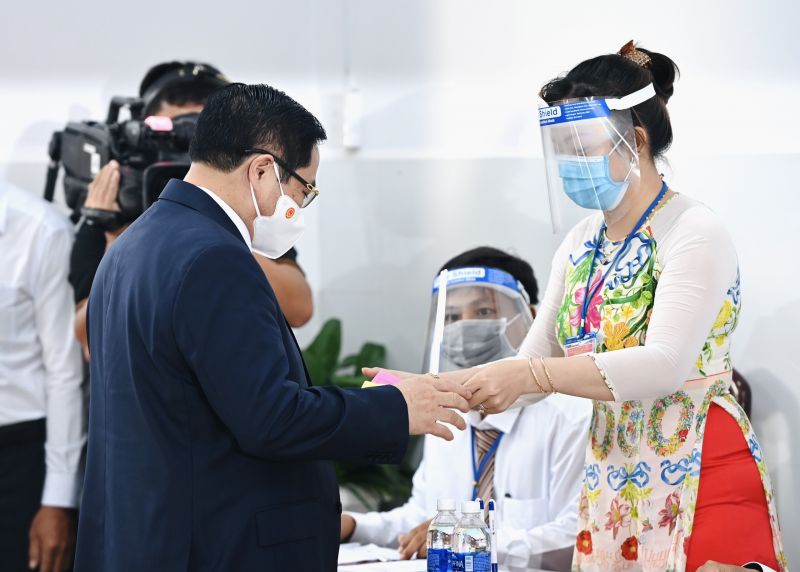 Đơn vị bầu cử đã thực hiện nghiêm các quy định, biện pháp phòng dịch. Đơn vị bầu cử đã thực hiện nghiêm các quy định, biện pháp phòng dịch.
