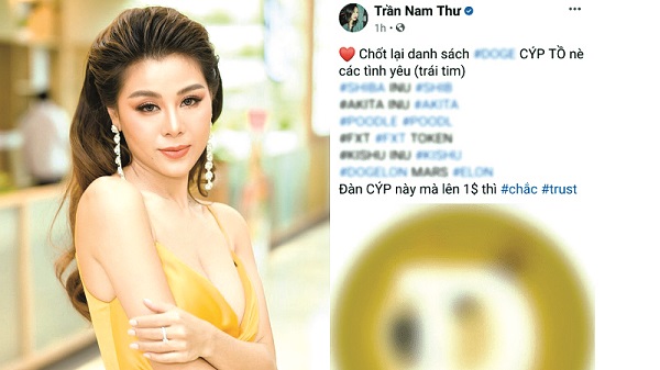 Nam Thư đã rất khẩn trương xin lỗi vì việc quảng cáo tiền ảo Nam Thư đã rất khẩn trương xin lỗi vì việc quảng cáo tiền ảo