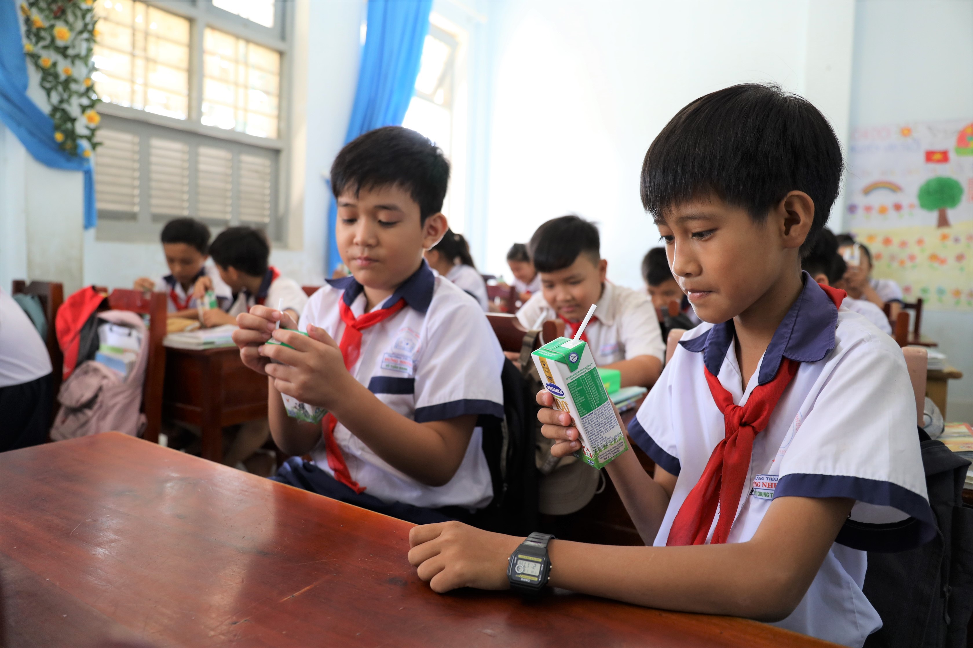 4 năm sữa học đường đồng hành với học sinh Bến Tre nay đã thu "trái ngọt" - ảnh 2