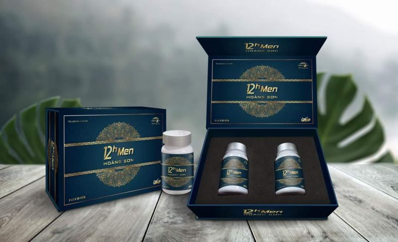 Sản phẩm thực phẩm bảo vệ sức khỏe Men Hoàng Sơn