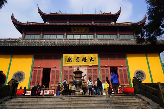 Linh Ẩn tự ở Hàng Châu, tỉnh Chiết Giang, Trung Quốc.