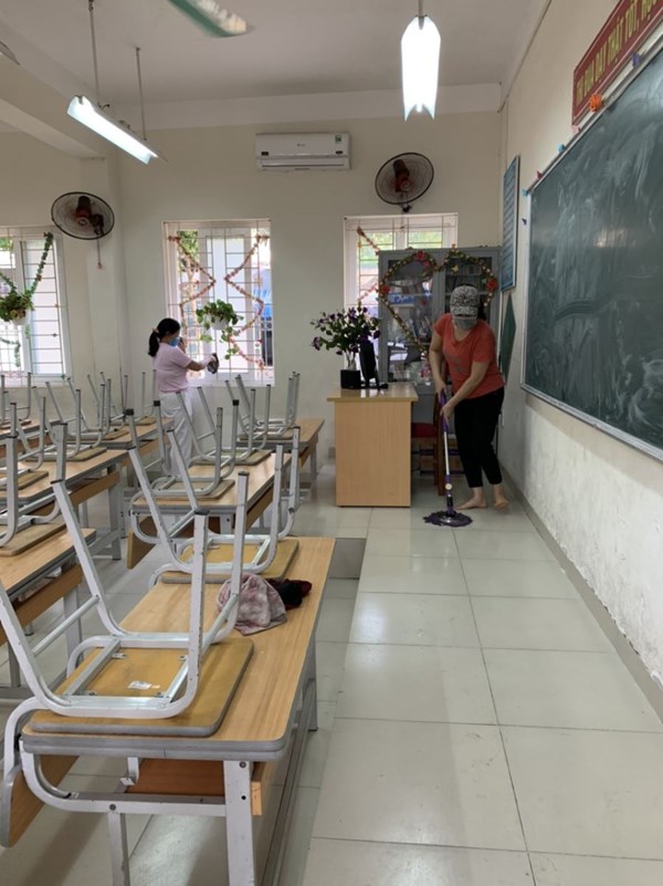 To&agrave;n bộ c&aacute;c ph&ograve;ng thi sẽ được lau dọn đảm bảo an to&agrave;n cho th&iacute; sinh (ảnh minh hoạt)