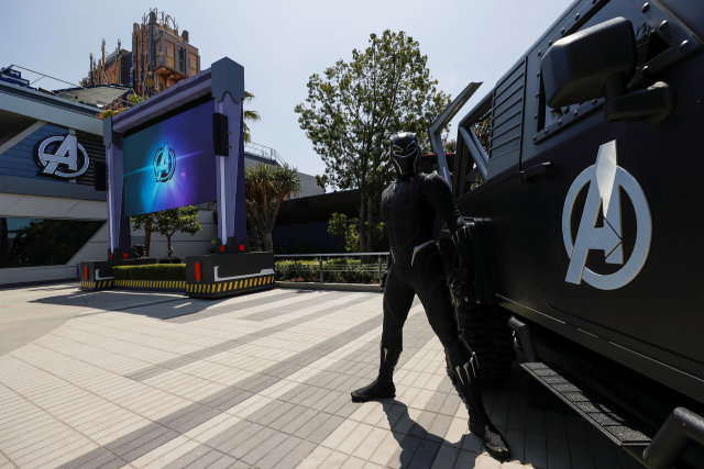 Nhân vật của Black Panther tại Avengers Campus.