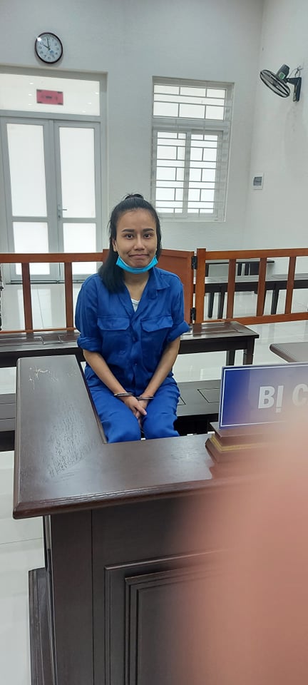 Bị cáo Linh trước Toà